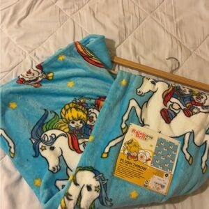 Rainbow Brite Plush Throw Blanket - Blue